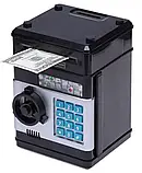 Дитячий сейф-скарбничка з кодовим замком, Скарбничка з купюроприймачем, Дитячий сейф для грошей, фото 9