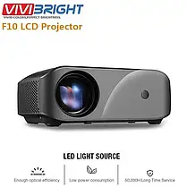 Проектор F10 WiFi, Мультимедійний проектор, Міні-проектор для дому, Мультимедійний проектор, фото 3
