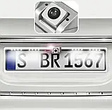 Камера заднього виду рамка 16LED Silver з підсвічуванням номера, Номерна рамка з камерою, фото 8
