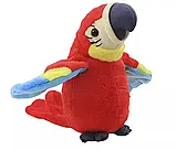 Інтерактивна іграшка Папуга, що говорить (червоний, зелений), Дитяча м'яка іграшка, Іграшка-повторюшка, фото 2