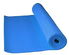 Килимок для йоги Power System Fitness Yoga СИНІЙ, Фітнес килимок, Килимок для заняття спортом, фото 3