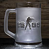Пивний келих з гравіюванням Counter-Strike CS GO, фото 3