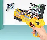 Дитячий пістолет катапульта з літаючими літаками Air Battle, Метальний літак, Іграшковий літачок, фото 10