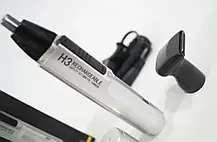 Тример гігієнічний Rozia HD 102 2в1, Машинка для стрижки волосся в носі та вухах, фото 5