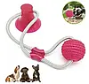 Іграшка для домашніх тварин з присоскою, Dog toy rope PULL, Гумова іграшка для собак, фото 6