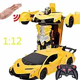 Машинка-трансформер на радіокеруванні Glorious Mission Autobot велика, Машинка на пульті, Робот-машина, фото 2