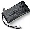 Клатч Alligator ЧОРНИЙ ZQ850, Чоловічий гаманець, Портмоне чоловіче, фото 6