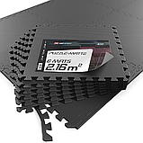 Мат-пазл Hop-Sport EVA 1см HS-A010PM - 6 частин чорний, фото 10