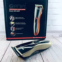 Машинка для стрижки Gemei GM 6027, Тример акумуляторний, фото 6