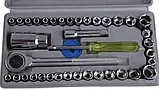 Набір інструментів 40 предметів, Побутовий набір інструментів у кейсі, фото 2