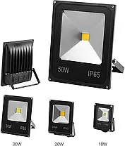 Прожектор LED 20W Black, Ліхтар на вулицю, Вуличний світильник, Прожектор LED 20W Black, фото 4