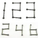 Нео куб стрижні Сірий, Магнітний конструктор, Головоломка неокуб, Головоломка неокуб, фото 3