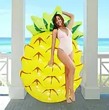 Пляжний надувний матрац Ананас 154х88х21 см, Матрац для плавання, фото 2