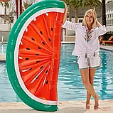 Пляжний надувний матрац Кавун 180х70х20 см, Матрац для плавання, фото 3