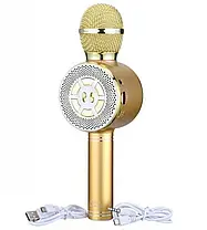 Караоке-мікрофон Wster WS-669, Бездротовий Bluetooth мікрофон, фото 3
