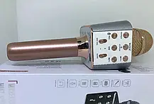 Караоке-мікрофон Wster WS-1688, Бездротовий Bluetooth мікрофон, фото 5
