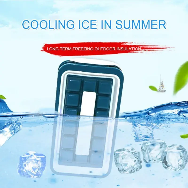 Складная силиконовая форма для льда | Лоток для льда с крышкой | Контейнер для льда - фото 9 - id-p1496141162