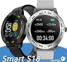 Наручний годинник Smart S18, Розумний годинник Смарт Вотч, Фітнес трекер, фото 4