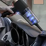 Автомобільний пилосос 2в1 Vacuum Cleaner, Машинний пилосос, Автопилосос на акумуляторі, фото 4