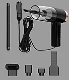 Автомобільний пилосос 2в1 Vacuum Cleaner, Машинний пилосос, Автопилосос на акумуляторі, фото 6