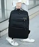 Рюкзак, сумка, клатч 3 в 1 набір, BACKPACK Trend, ЧОРНИЙ, Міський рюкзак, Чоловіча сумка через плече, фото 4