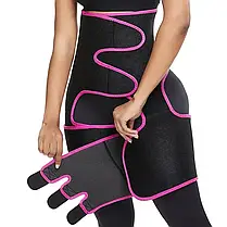 Коригувальний пояс ADJUSTABLE ONE PIECE WAIST BAND, Жироспалювальний пояс, фото 3