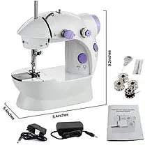 Швейна машинка Mini sewing machine SM-202A 4в1, Машинка для шиття, Домашня швейна машинка, Домашня швейна машинка, фото 6