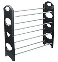 Полиця для взуття органайзер Amazing Stackable Shoe Rack на 12 пар, Стійка для зберігання взуття, фото 5