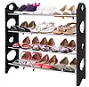 Полиця для взуття органайзер Amazing Stackable Shoe Rack на 12 пар, Стійка для зберігання взуття, фото 7