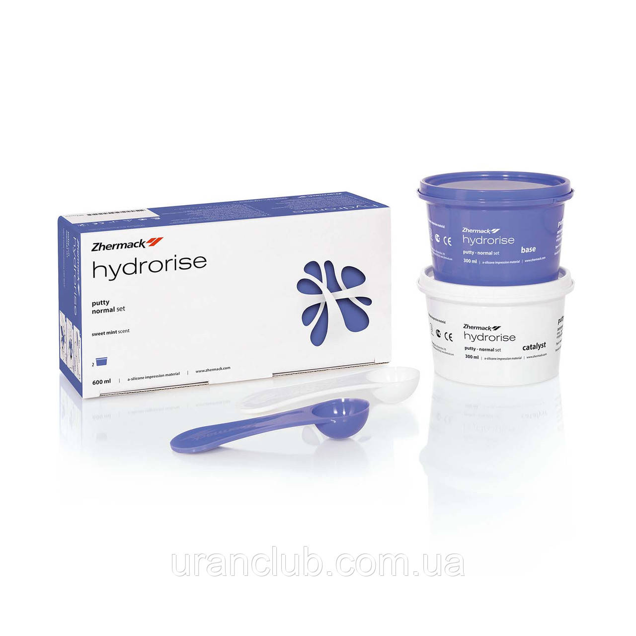 HYDRORISE PUTTY normal (Гідрорайз), гідрофільний А-силікон, база нормального застигання, фото 1