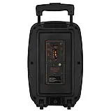 Переносна акумуляторна колонка з мікрофоном KOLAV-F16 8"/USB/TF/FM/Bluetooth, Колонка-валіза, фото 2