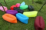 Диван мішок надувний матрац Ламзак Lamzac AIR CUSHION багато кольорів ЗЕЛЕНИЙ, фото 4
