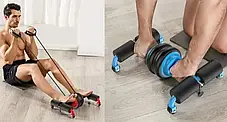 Тренажер Multifunction Abdominal Wheel, Універсальний тренажер для тіла, фото 3
