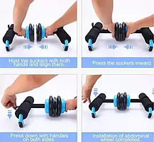 Тренажер Multifunction Abdominal Wheel, Універсальний тренажер для тіла, фото 5