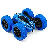 Машинка-перевертиш Stunt Car Синя, Трюковий всюдихід на радіокеруванні, Машинка на пульті управління, фото 4