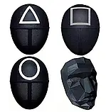 Маска "Гра в кальмара" Коло, Маска охоронця з Гри в кальмара, Ігрова рольова маска Squid Game, фото 7