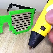 3D ручка MINECRAFT з дисплеєм, 3д ручка для дітей, фото 3