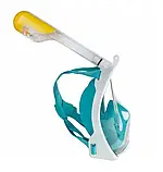 Підводна маска ЗЕЛЕНА S/M, Маска для підводного плавання EasyBreath, Маска для снорклінгу, Маска для снорклінгу, фото 3