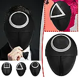 Маска "Гра в кальмара" Коло, Маска охоронця з Гри в кальмара, Ігрова рольова маска Squid Game, фото 5