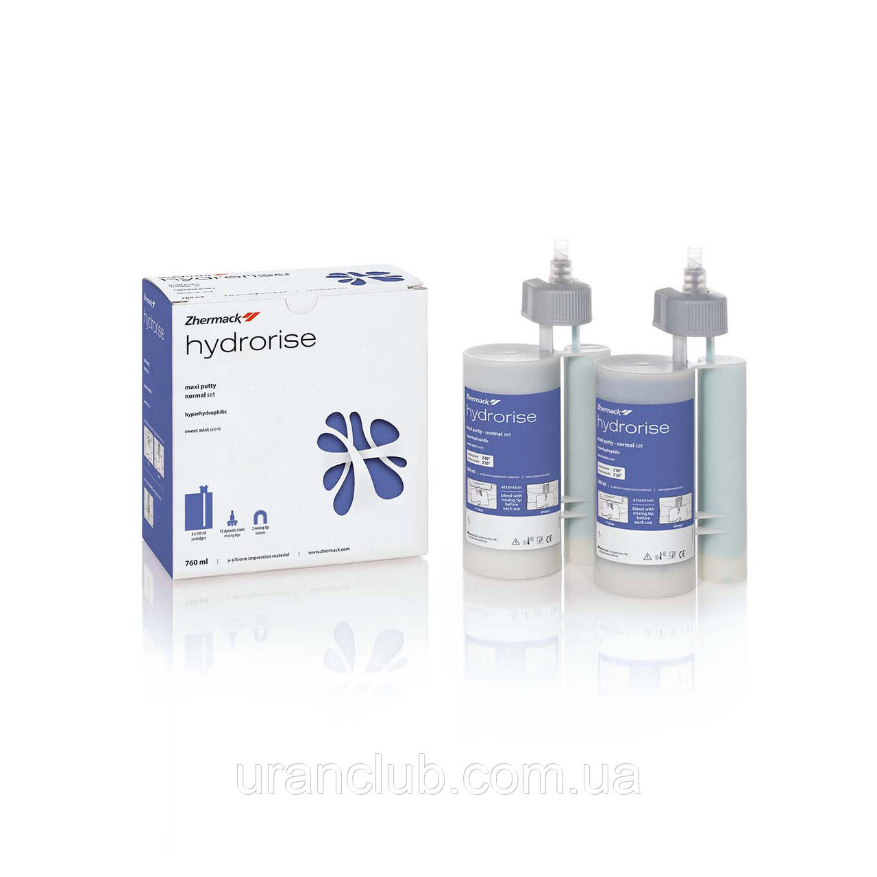 HYDRORISE PUTTY Maxi normal (Гідрорайз), гідрофільний А-силікон машинного змішування