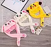 Шапка Pikachu toys soft toys with led, що світиться, з рухомими вушками, Шапка з вухами, Звірошапка, фото 8