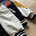 Бомбер чорний бейсбольний Varsity Jacket Baseball Jacket Стефан Каррі куртка вітровка НБА, фото 7