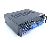 Підсилювач звуку AV-326 BT, Підсилювач потужності звуку UKC, Двоканальний підсилювач, фото 3