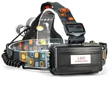 Налобний ліхтарик BORUIT RJ3000, Акумуляторний ліхтар, Світлодіодний ліхтарик, фото 4