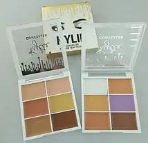 Палетка консилер Kylie Concealer Fond De Teint Poudre, Палітра коректорів для обличчя, Набір від Кайлі, фото 4