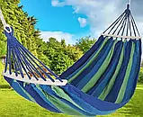 Гамак із планкою 80*200 см синій, Підвісний гамак, фото 2