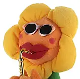 Електрична танцююча співоча квітка-саксофоніст Помаранчевий, Музична дитяча іграшка, фото 3