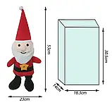 Іграшка з проектором Санта Клаус, Дитяча іграшка - нічник, М'яка іграшка з підсвічуванням, фото 6