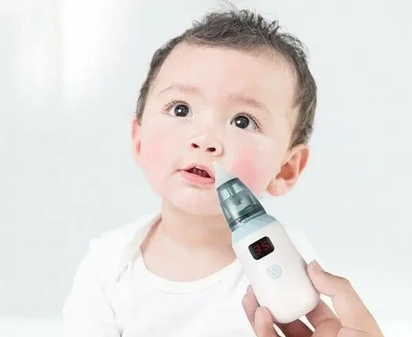 Аспиратор детский аккумуляторный 2-в-1 BABY NOSE с LED-дисплеем и регулятором мощности | Соплеотсос - фото 6 - id-p1475977167