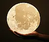 Настільний світильник Magic 3D Moon Light 18 см, 3d світильник місяць, Лампа нічник, 3d світильник місяць, фото 10